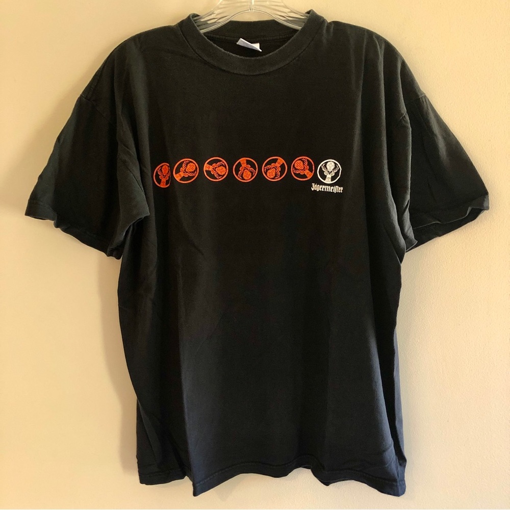 Vintage ‘80s Jägermeister Black Short Sleeve T-Shirt
